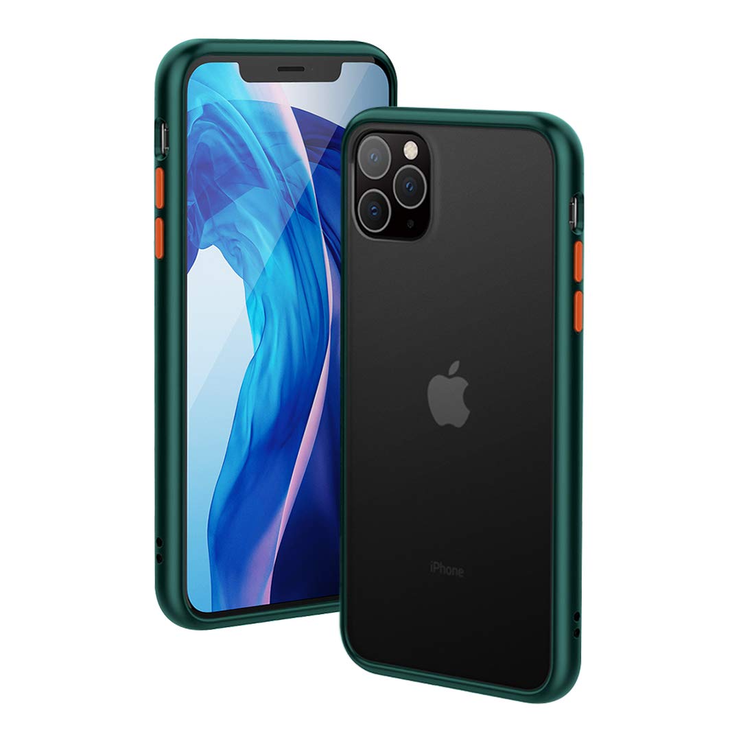 iPhone 11 Pro Back Cover Case | Ice Crystal - Green