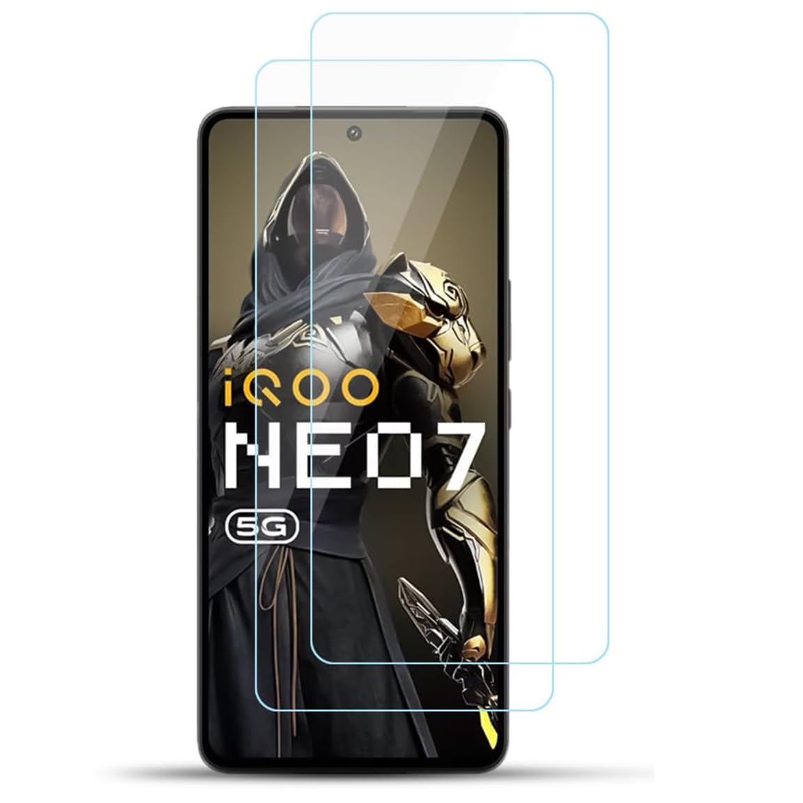 iQOO Neo 7 / 7 Pro / iQOO 9T / 11 Tempered and Screen Protector Guard GLaS HD - 2 Pack