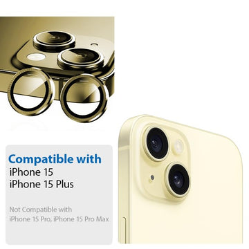 Camera Lens Protector GT Series Easy Do for iPhone 15 / iPhone 15 Plus  (Yellow)