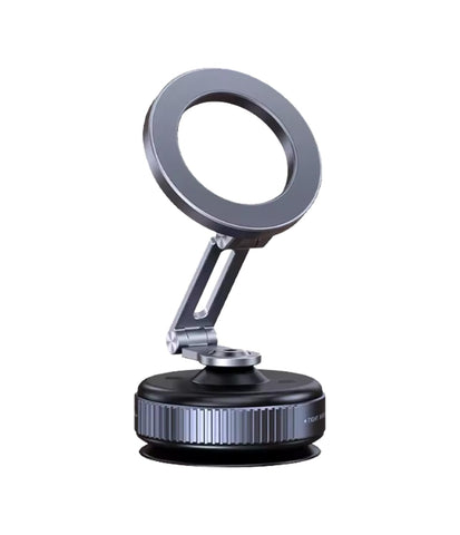 KAPAVER  Foldable 360° Adjustable Mobile Mount Magnetic Phone Holder HaloStand - Black