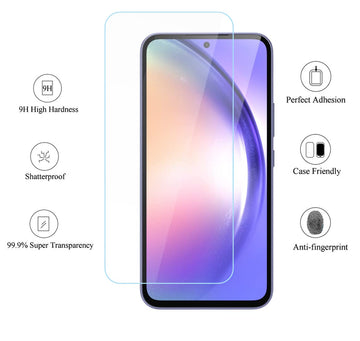 Galaxy A54 Tempered Glass Screen Protector Guard | GLaS - 2 Pack