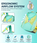 Light green kids school backpack