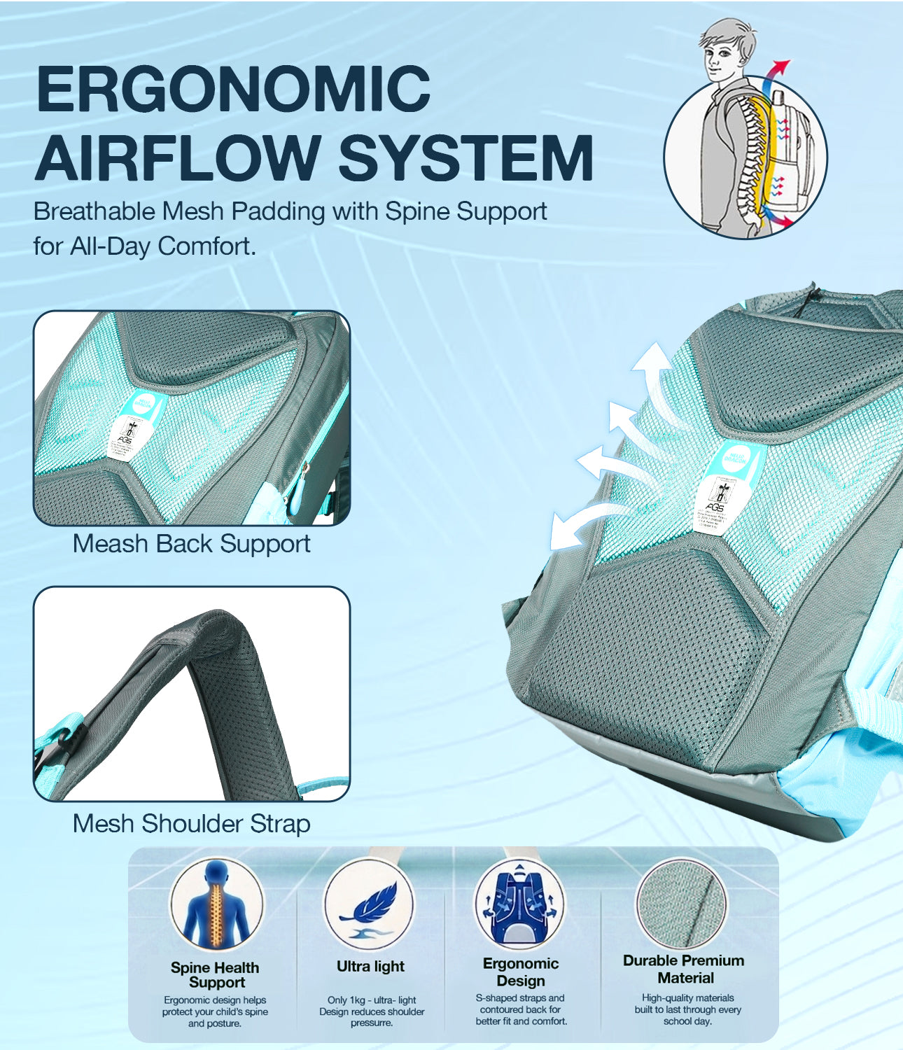 kids school backpack for 4-7 ages