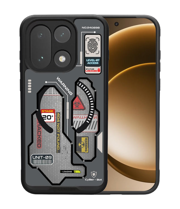 OnePlus 15 Back Cover Case | CyBer-Bot Edition Mag X - Black
