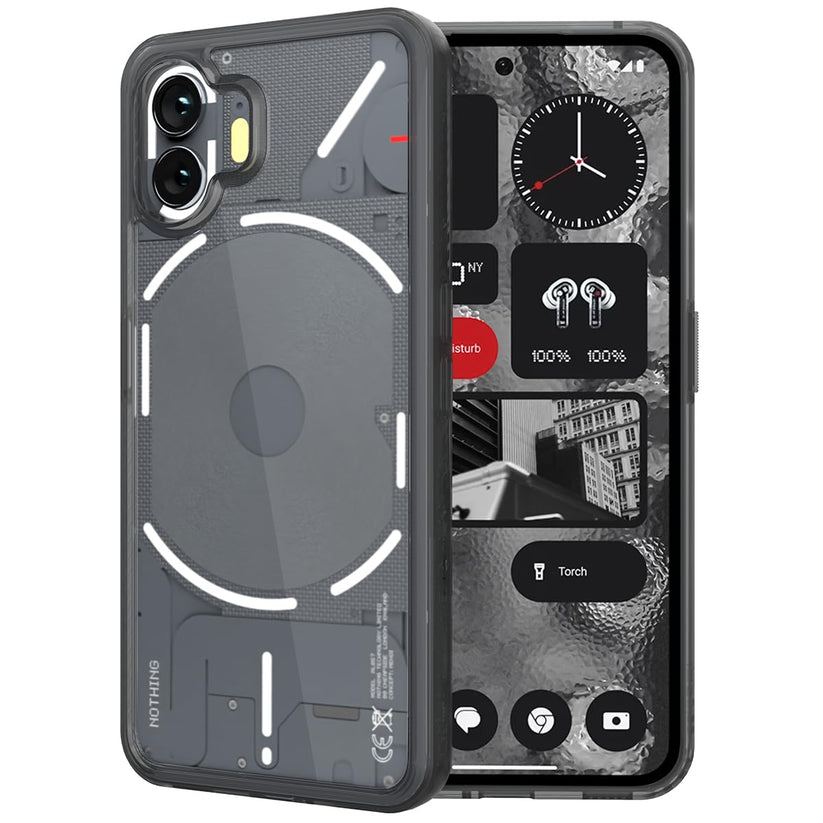 Kapaver Impulse Smoke Black Case for Nothing Phone 2