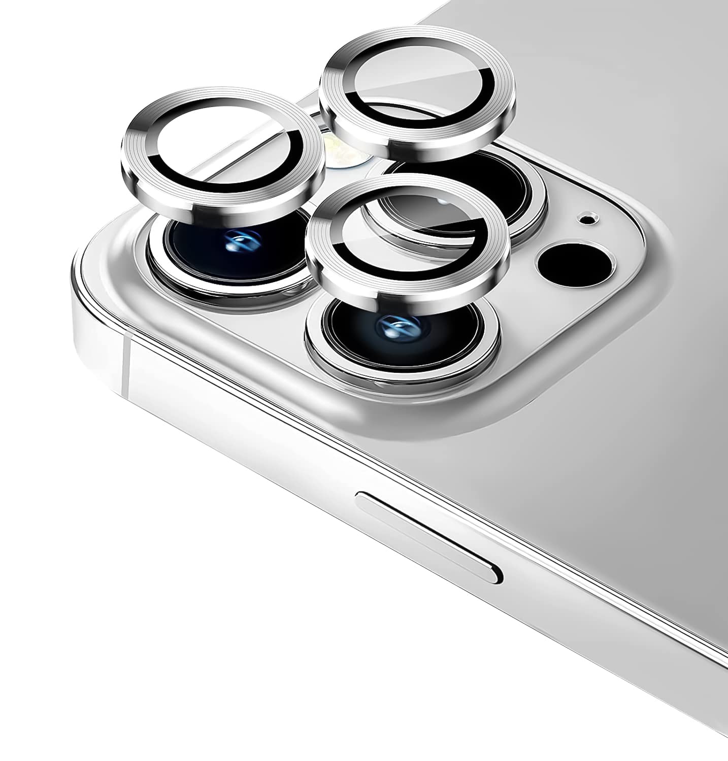 Camera Lens Protector for iPhone 14 Pro / 14 Pro Max (Silver)