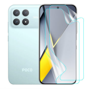 Poco F8 Pro Screen Protector Guard [Matte Clear] | Easy Do Film - 2 Pack [NOT TEMPERED GLASS]