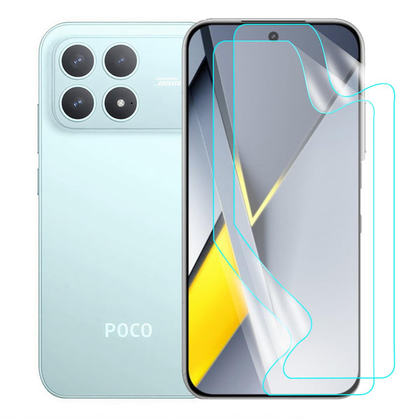 Poco F8 Pro Screen Protector Guard [Matte Clear] | Easy Do Film - 2 Pack [NOT TEMPERED GLASS]