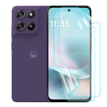Moto G57 / G67 Power Screen Protector Guard [Matte Clear] | Easy Do Film - 2 Pack [NOT TEMPERED GLASS]
