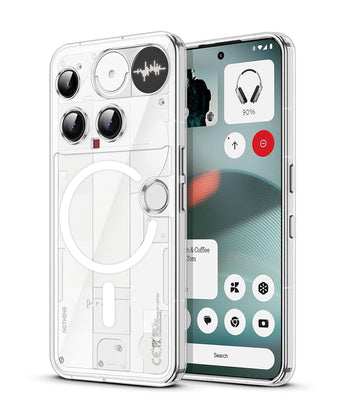 Nothing Phone 3 Back Cover Case | Essential Mag X - Clear