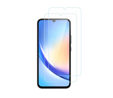 Galaxy A34 Tempered Glass Screen Protector Guard | GLaS - 2 Pack