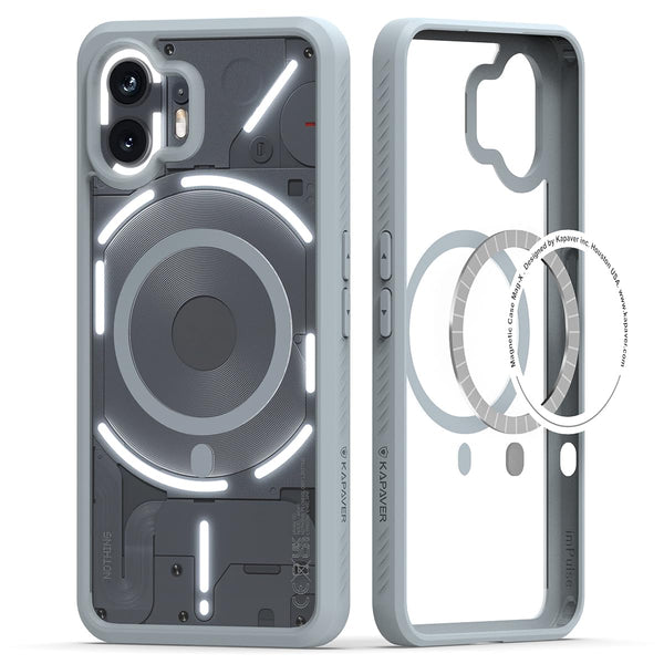 Nothing Phone 2 Back Cover Case | Mag X - Gray