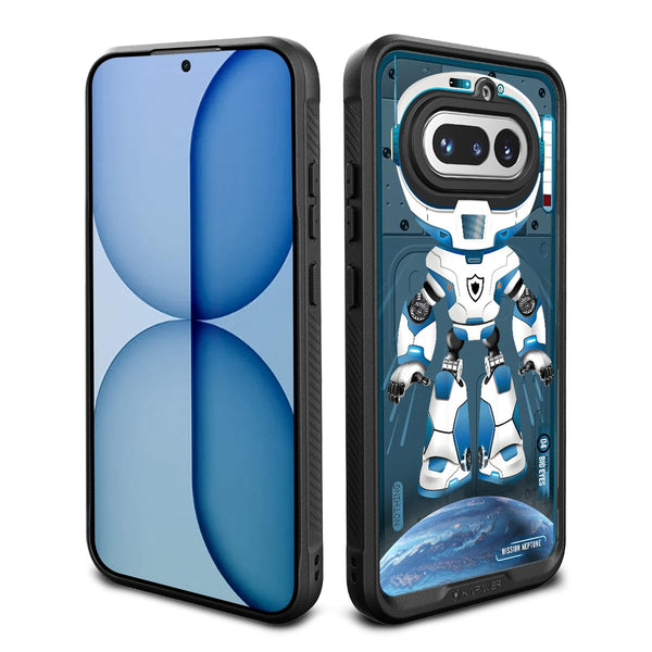 Nothing Phone 4a Back Cover Case | Impulse (Astro Big Eyes) - Blue
