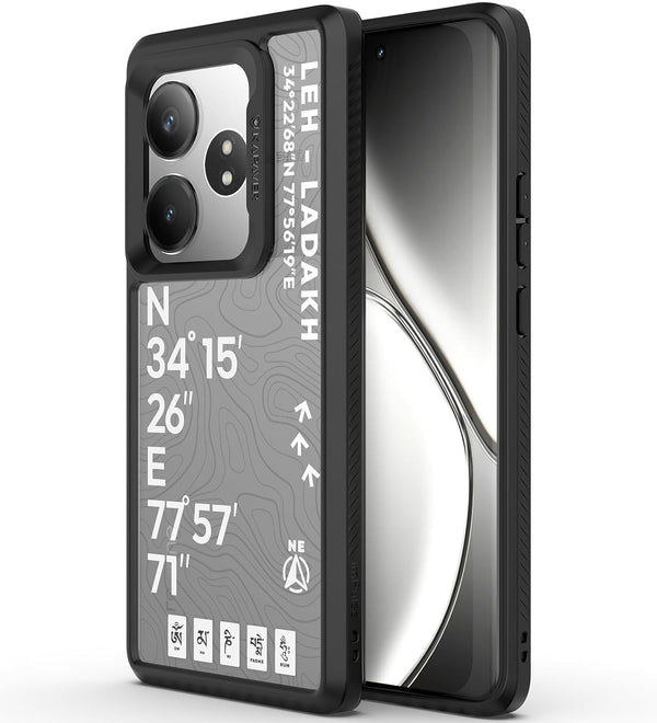 Realme GT 6 / GT 6T Back Cover Case | GPS Edition (Leh-Ladakh) Impulse - Black
