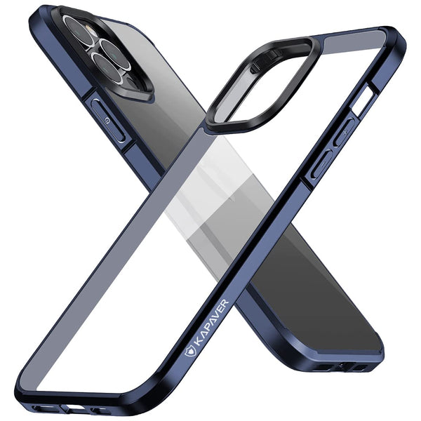 iPhone 13 Pro Back Cover Case | Ice Crystal - Navy Blue