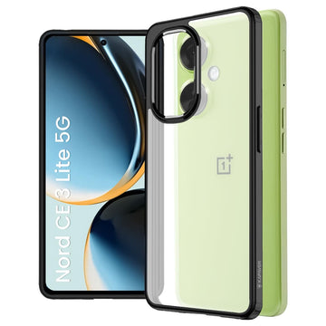 Best OnePlus Nord CE Lite 5G Back Cover Case Hybrid Hazy Black