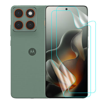 Moto Edge 70 Screen Protector Guard [Clear] | Easy Do Film - 2 Pack [NOT TEMPERED GLASS]