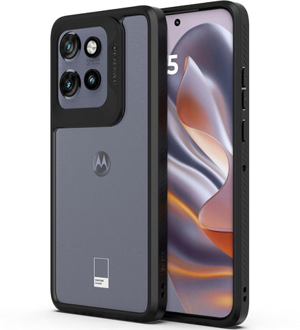 Moto Edge 50 Neo Back Cover Case | Impulse - Black