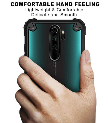 Redmi Note 8 Pro Back Cover Case | Impulse - Black