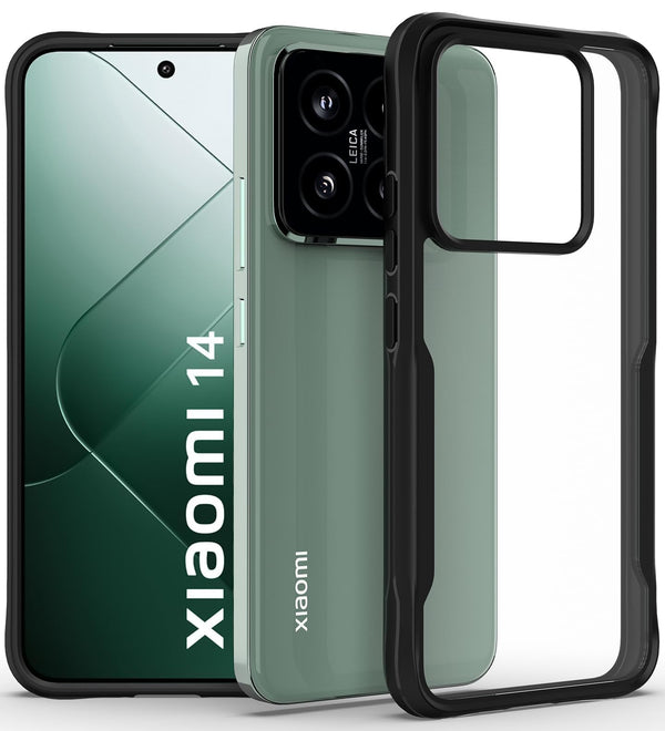 Xiaomi 14 5G (FOSO) Back Cover Case | Wings Shock Proof - Clear