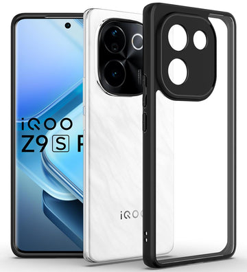 iQOO Z9s Pro / Vivo T3 Pro Back Cover Case | Hybrid - Black