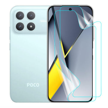 Poco F8 Pro Screen Protector Guard [Clear] | Easy Do Film - 2 Pack [NOT TEMPERED GLASS]