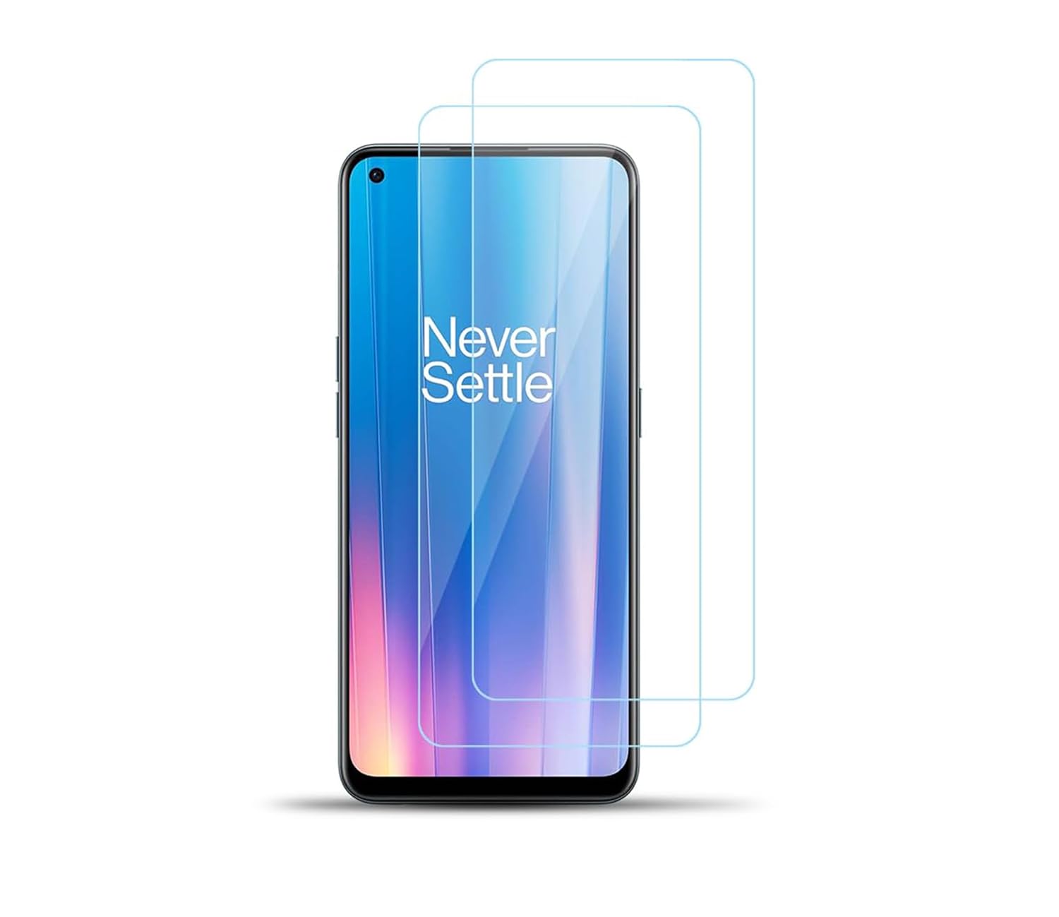 OnePlus Nord CE 5G / OnePlus Nord 2 5G / OnePlus Nord 2T 5G Tempered and Screen Protector Guard  GLaS HD - 2 Pack