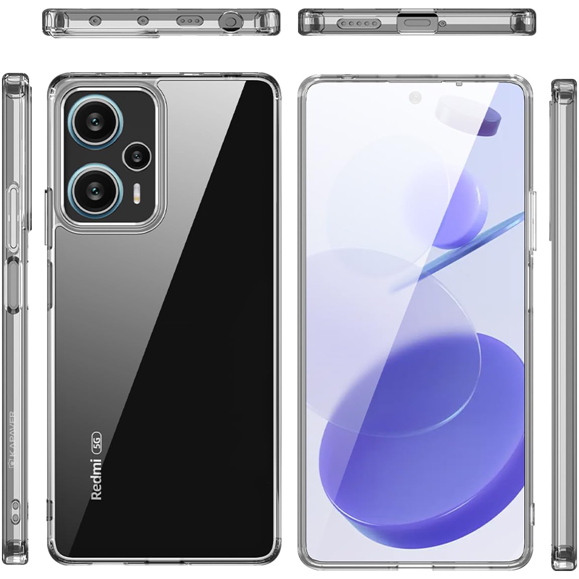 EASSGU TPU Silicone Custodia per POCO F5 Pro (6.67 Inches), Cover Protettiva in Silicone TPU Motivo Dipinto Trasparente - Astronauta 2 EASSGU TPU Silicone Custodia per POCO F5 Pro (6.67 Inches), Cover Protettiva in Silicone TPU Motivo Dipinto Trasparente - Astronauta 2