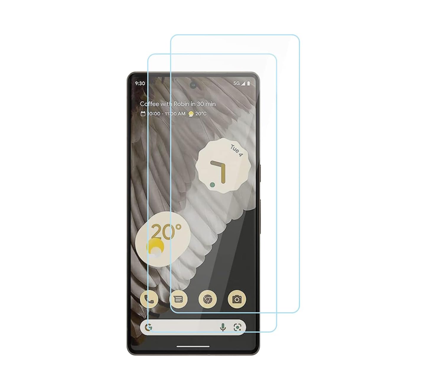 Google Pixel 7 Tempered Glass Screen Protector Guard | GLaS - 2 Pack