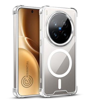 Vivo X300 Pro Back Cover Case | Essential Mag X - Bumper Clear