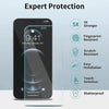 iPhone 12/12 Pro Tempered Glass Screen Protector Guard | EZ FIT - 2 Pack