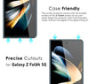 Galaxy Z Fold4 Tempered Glass Screen Protector Guard | GLaS - 2 Pack