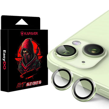 iPhone 15 / iPhone 15 Plus Camera Lens Protector | GT Series [Easy Do] - (Green)