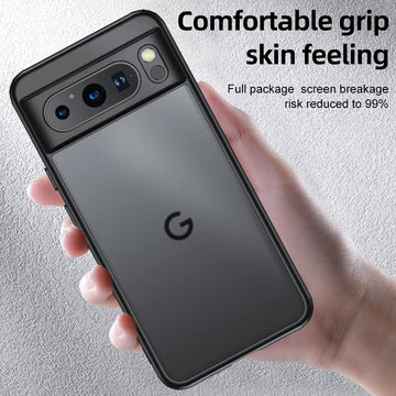 Google Pixel 8 Pro 5G Slim Back Cover Case | Frosted - Hazy Black