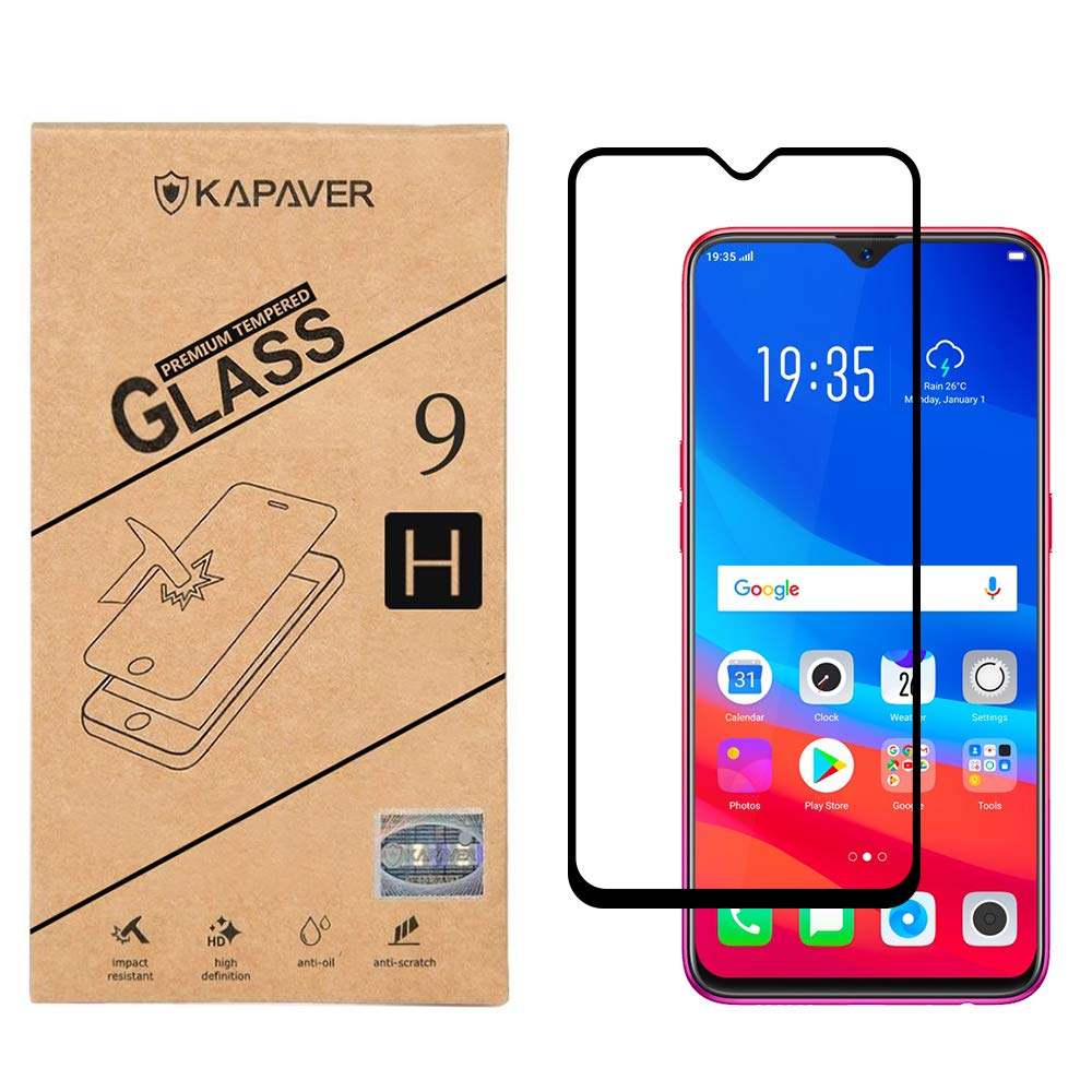 Oppo Realme 2 Pro Tempered Glass Screen Protector Guard | EDGE TO EDGE - 1 Pack