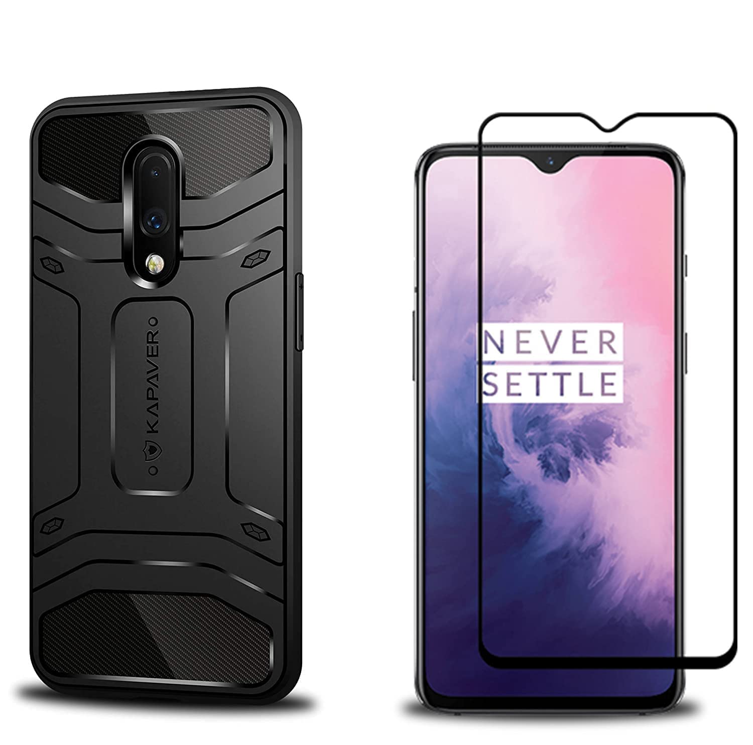 OnePlus 7 Tempered Glass Screen Protector Guard | EDGE TO EDGE - 1 Pack