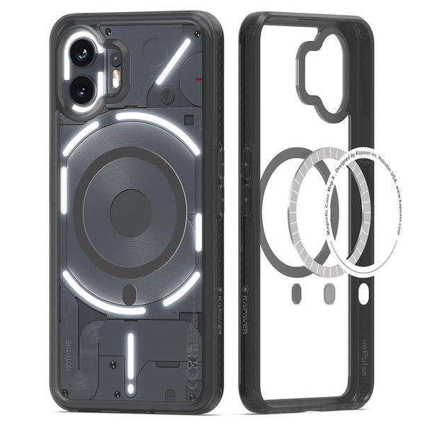 Nothing Phone 2 Back Cover Case | Mag X - Smoke Black