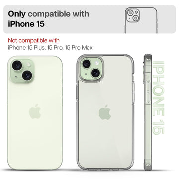 iPhone 15 Back Cover Case | Impulse - Clear