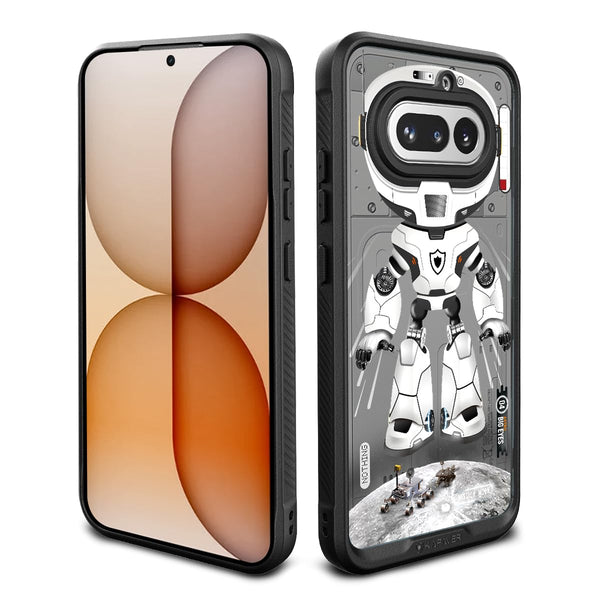 Nothing Phone 4a Back Cover Case | Impulse (Astro Big Eyes) - BlackWhite
