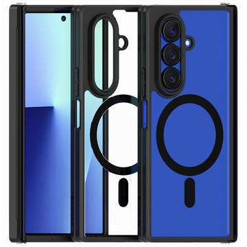 Samsung Galaxy Z Fold 7 Back Cover Case | Hybrid Hinge Mag-X - Black