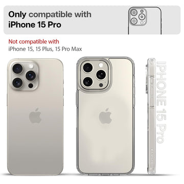 iPhone 15 Pro Back Cover Case | Impulse - Clear