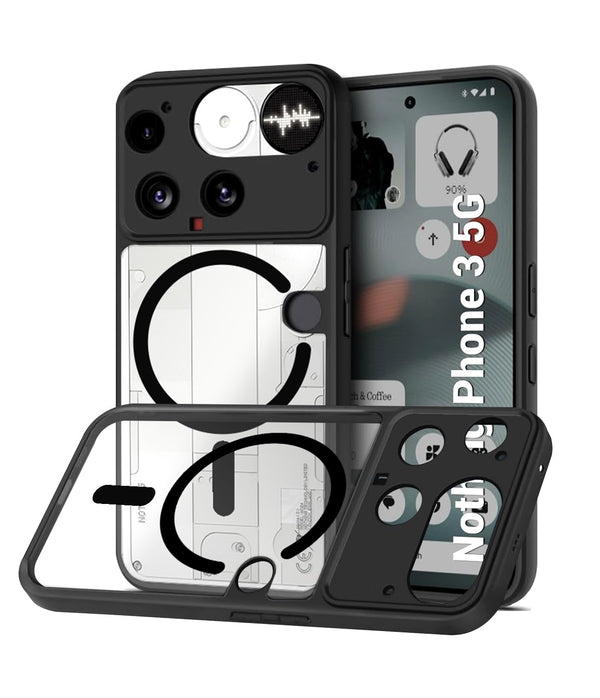 Nothing Phone 3 Back Cover Case | Essential Mag X - Black