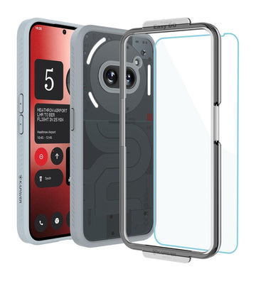 Nothing Phone 2a Plus / Nothing Phone 2a 5G Back Cover Case With Glass | Impulse - Gray