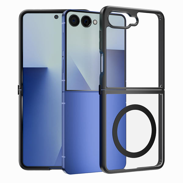 Samsung Galaxy Z Flip 7 Back Cover Case | Hybrid Mag-X - Black