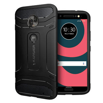 Moto G6 Plus Back Cover Case | Rugged - Black