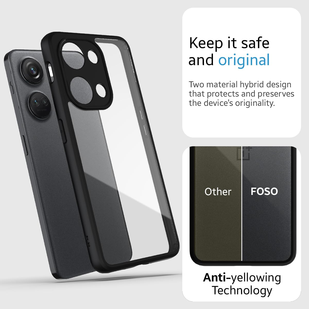 Now 3 Rear Cover Buy OnePlus Nord 3 (FOSO) Royal Shock Proof Back Cover Case | (TPU+PC ...