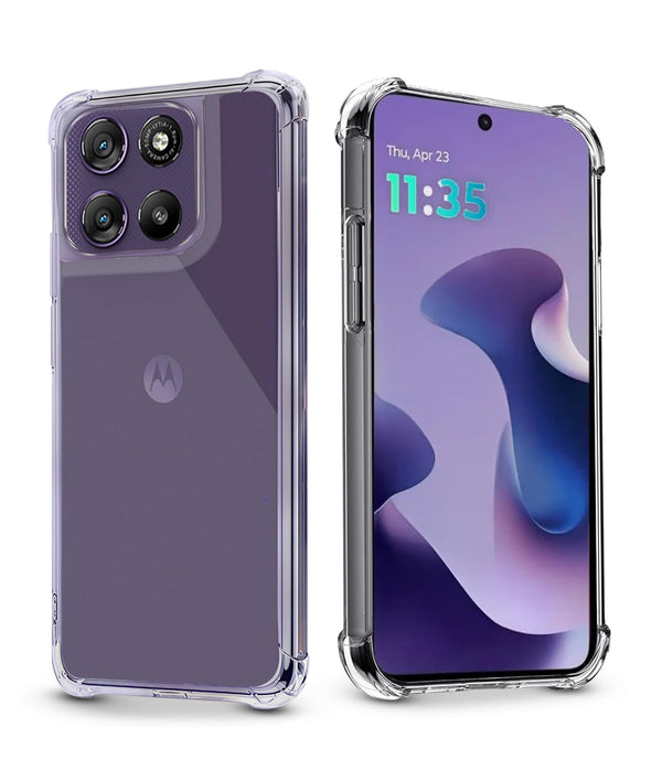 Moto G57 Power Back Cover Case | Essential - Bumper Clear