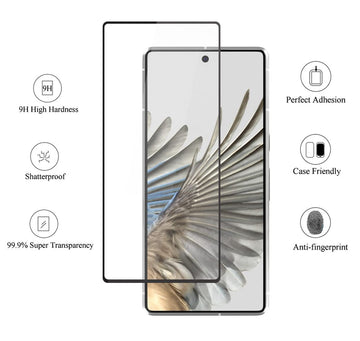 Google Pixel 7 Pro Tempered Glass Screen Protector Guard | EDGE TO EDGE - 1 Pack
