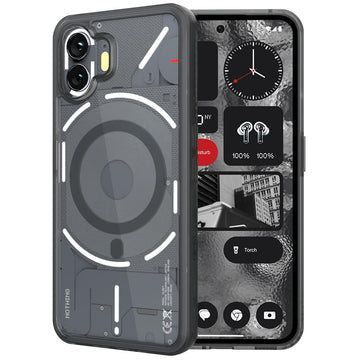 Nothing Phone 2 Back Cover Case | Mag X - Smoke Black