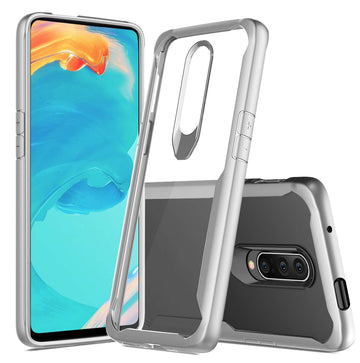 Foso Transparent Flexible TPU with Matte Finish Edges Back Cover Case for OnePlus 7 Pro / 1+7 Pro (Imported Quality)